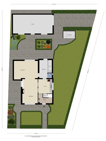 Floorplan - Oude Dijk 37, 5298 BA Liempde